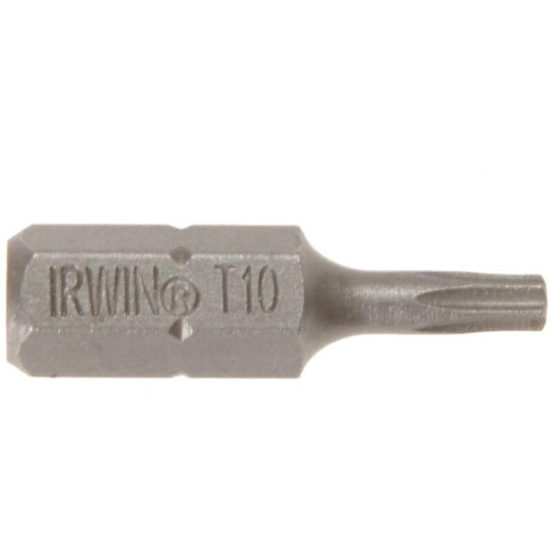 Irwin 10504351 Screwdriver Bits TORX TX10 x 25mm (Pack 10) IRW10504351