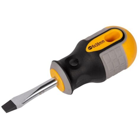 Screwdriver Flared Tip 6.0 x 38mm Stubby