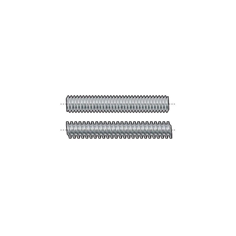 M8X1M Threaded Rod lh bzp (GR-8.8) - Qualfast