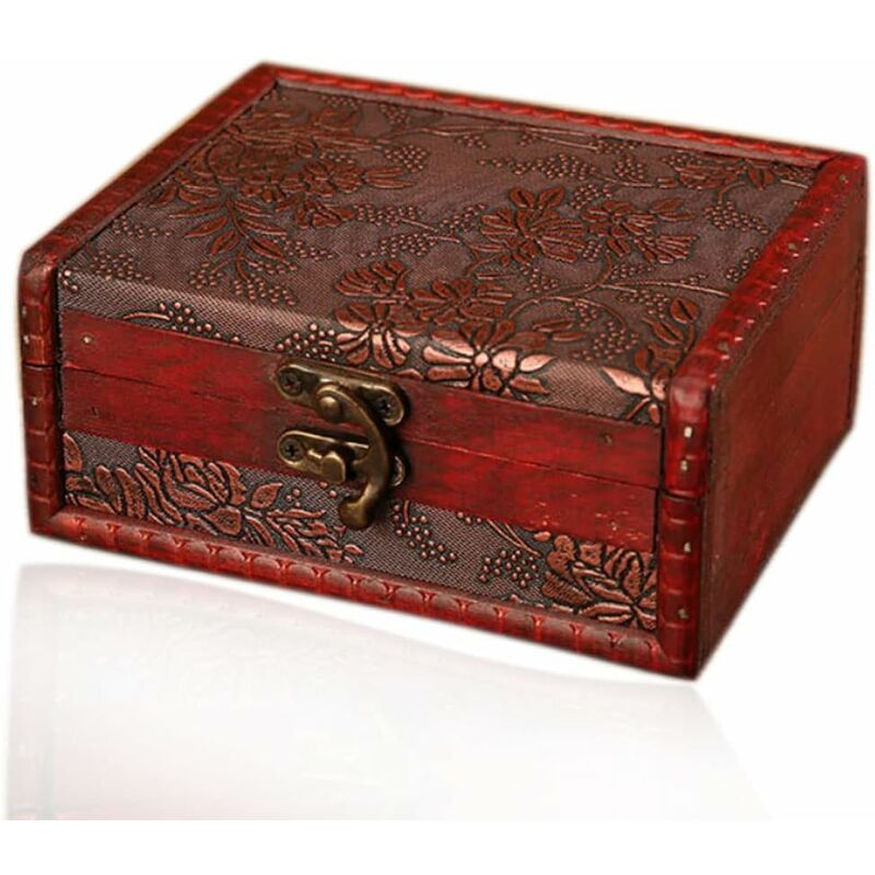 Scrigno del tesoro in legno, scatola di