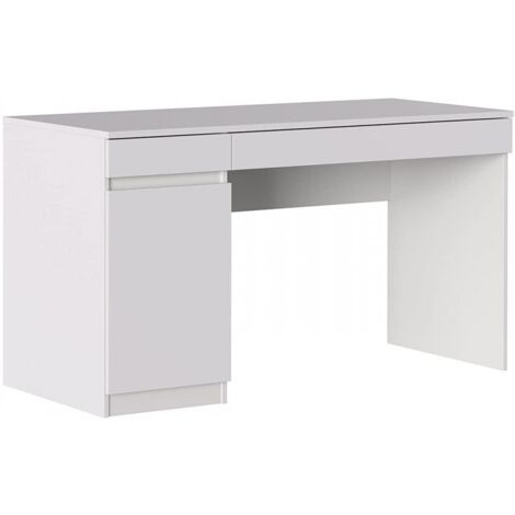 Scrivania 100x55 cm Bianco opaco con cassetto serie Stoccolma Bianco