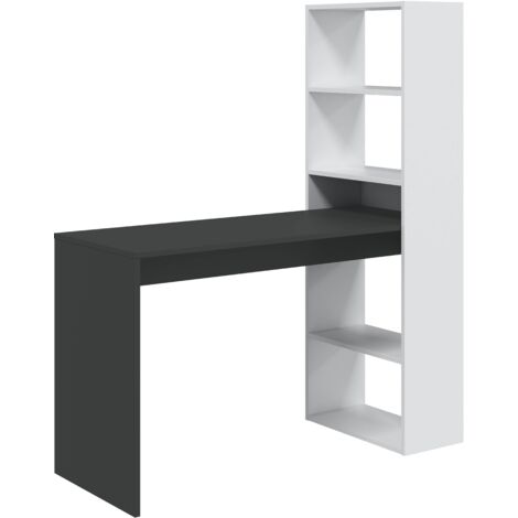 Scaffalatura Da Scrivania Organizer - Libreria Mensola 70 Cm, Nero, Per Ufficio E Casa