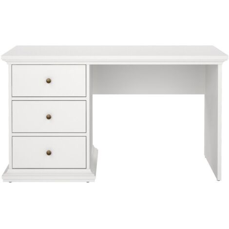 Scrivania 3 cassetti bianca L130 cm - SOFIA