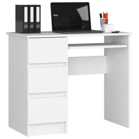 Scrivania : 4 cassetti a destra, Rovere Sonoma, 77 x 90 x 50 cm