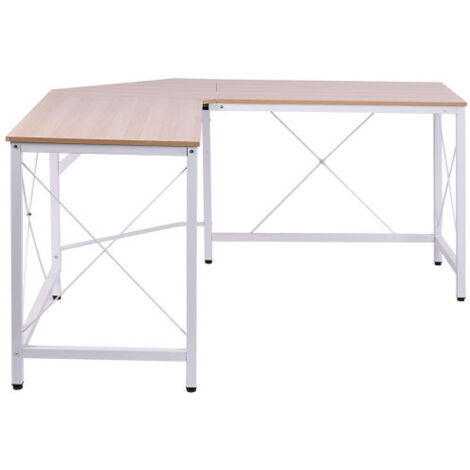 Scrivania angolare a L 150x150x76 cm adatta per home office e studio