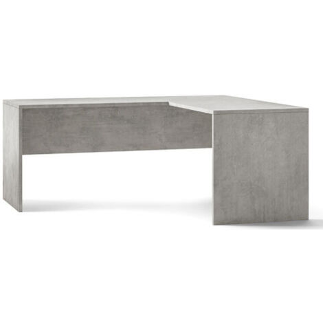 Scrivania angolare ad angolo destro h76 l180 p169 cm colore cemento 6301k sarmog - Sarmog