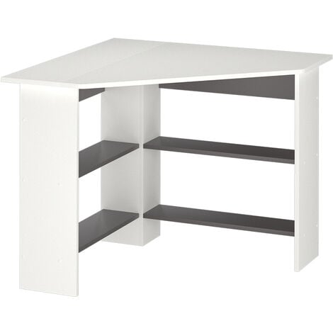 Scrivania angolare Arion, Bianco, 90 x 90 cm, Vicco