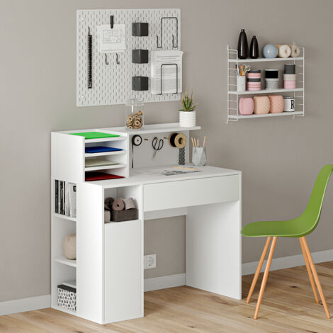 Scrivania , Bianco, 100 x 50 cm, Vicco