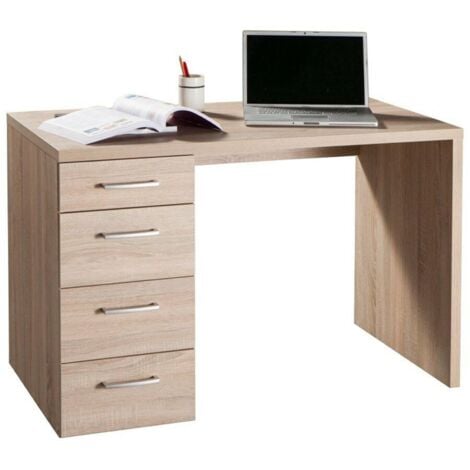 Salone Negozio Online Kit SCRIVANIA Star CM.79X43X78H Bianco Alpes