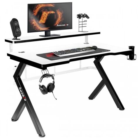 Scrivania da gioco bianca HZ-Hero 5.0
