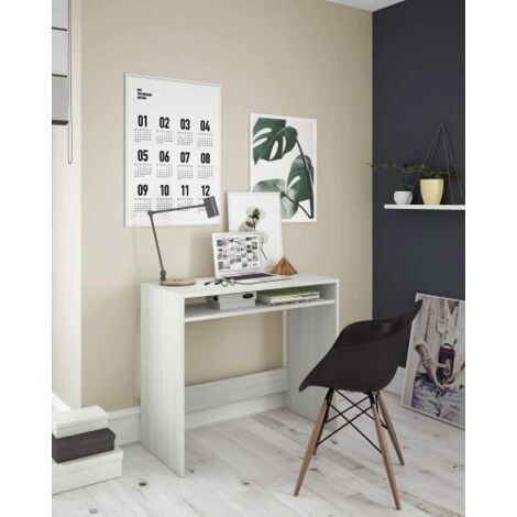 SCRIVANIA DA LAVORO UFFICIO 1 CASSETTO PC CM 79X43XH78 BIANCO ALPES (60095)