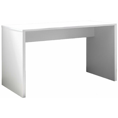 Scrivania da Ufficio 138x48x76 cm in Legno Bianco