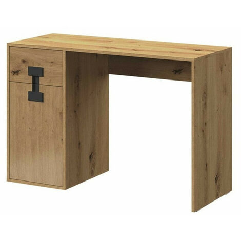 Scrivania da ufficio Florevi 100, Rovere Artisan, Con cassetti, Con porte, Il numero di porte: 0, Numero di cassetti: 0, 82x120x50cm