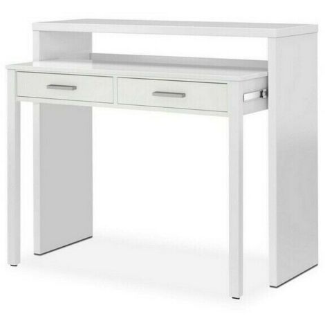 SCRIVANIA ESTENSIBILE CONSOLLE DA STUDIO BIANCO