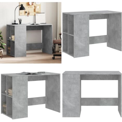 Scrivania Grigio Cemento 102x50x75 cm in Legno Multistrato - Scrivania grigio cemento - Scrivania in legno multistrato