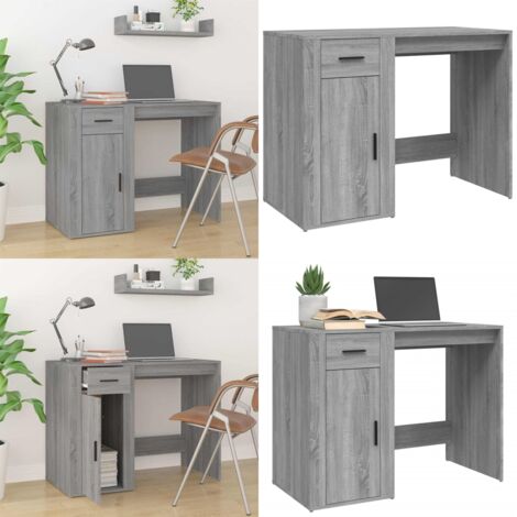 Scrivania Grigio Sonoma 100x49x75 cm in Legno Multistrato - Scrivania moderna - Scrivania da ufficio
