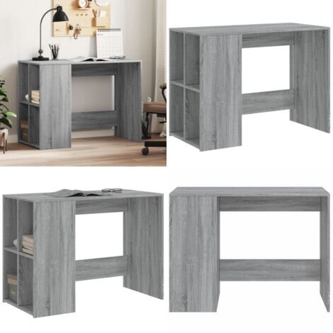 Scrivania Grigio Sonoma 102x50x75 cm in Legno Multistrato - Scrivania grigio sonoma - Scrivania multistrato