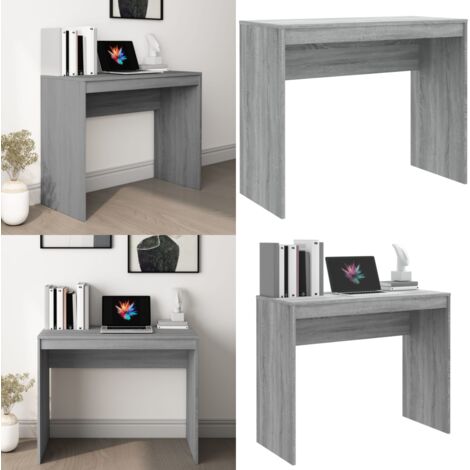 Scrivania Grigio Sonoma 90x40x72 cm in Legno Multistrato - Scrivania grigio Sonoma - Scrivania moderna