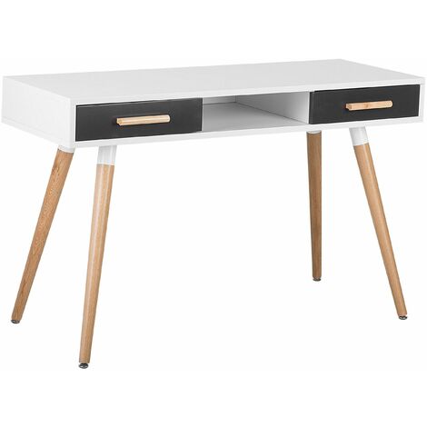 Scrivania in colore bianco/grigio 120 x 45 cm Frisco