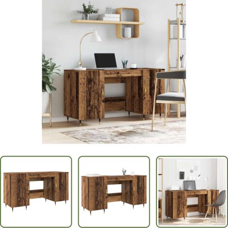 Scrivania in legno -  Scrivania Legno vecchio 140 x 50 x 75 cm Legno multistrato