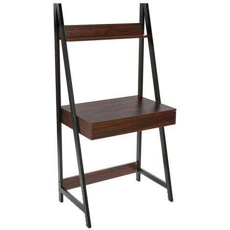 Scrivania mobile per computer laptop tavolo pc portatile con cassetto da casa ufficio in legno salvaspazio
