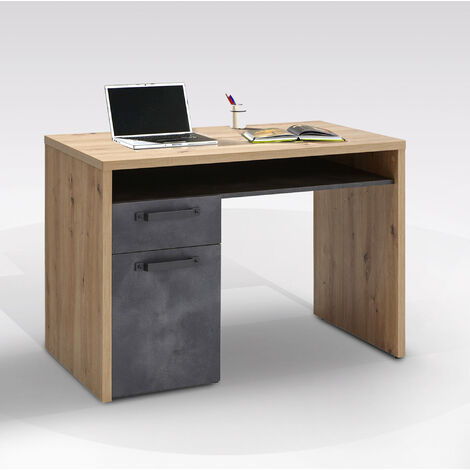 SCRIVANIA MOD. LA FABBRICA CM 110X60.5 H. 76.7 ROVERE ARTISAN E TADAO