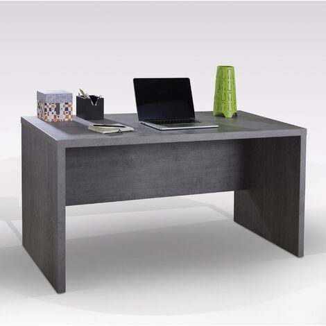 SCRIVANIA MOD. PRATICO CM 140X69 H. 74.2 CEMENTO