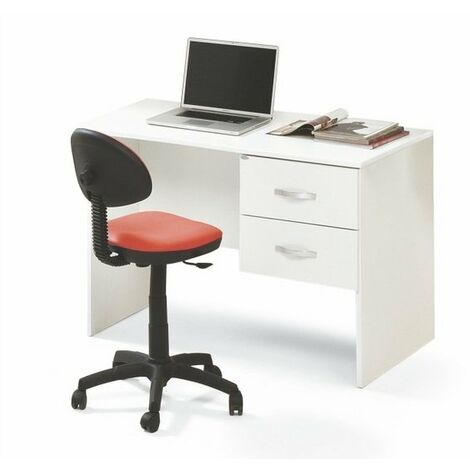 Scrivania mod. Tiffany colore bianco in legno 119x64x75 cm con cassetti
