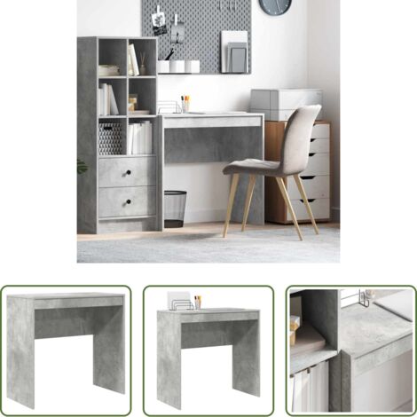 Scrivania moderna -  Scrivania Grigio cemento 80 x 40 x 76 cm
