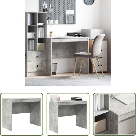 Scrivania moderna -  Scrivania Grigio cemento 90 x 50 x 76 cm