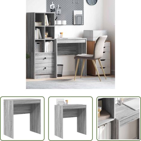 Scrivania moderna -  Scrivania Grigio Sonoma 70 x 40 x 76 cm