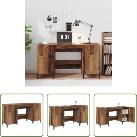 Scrivania moderna -  Scrivania Legno vecchio 140 x 50 x 75 cm Legno multistrato