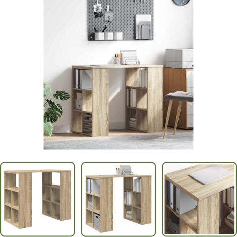 Scrivania moderna -  Scrivania Rovere Sonoma 90 x 50 x 75 cm Legno multistrato