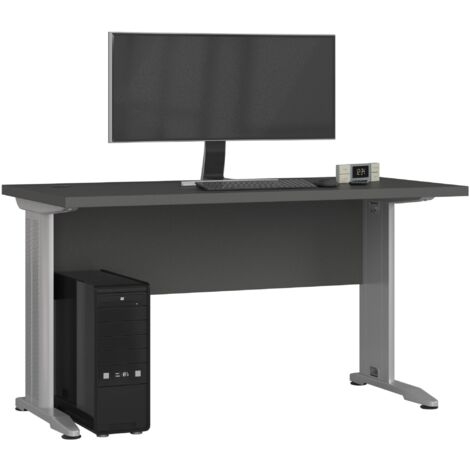 Scrivania per computer AKORD BM135 Grigio Grafite 135 cm 135x60x76 cm