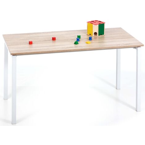 Scrivania per Ragazzi 140x70xH75 cm in Legno Explorer Rovere