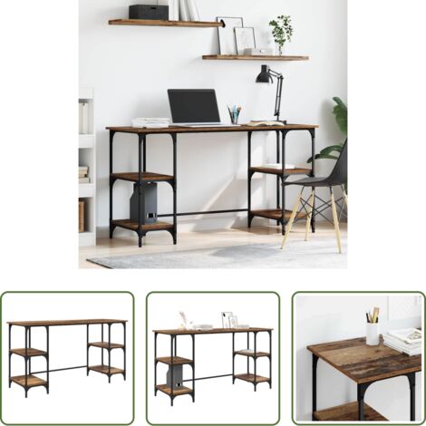 Scrivania per ufficio -  Scrivania Legno vecchio 140 x 50 x 75 cm Legno multistrato