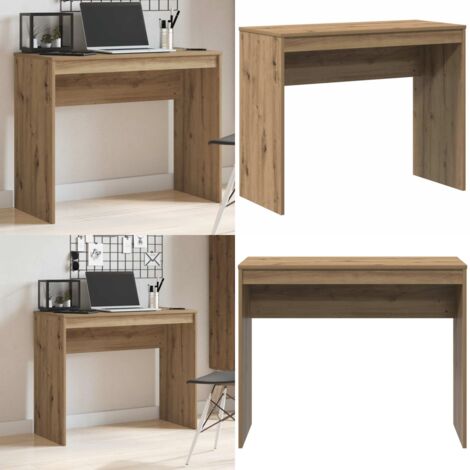 Scrivania Rovere Artigianale 90x40x72 cm in Legno Multistrato - Scrivania rovere artigianale - Scrivania per ufficio