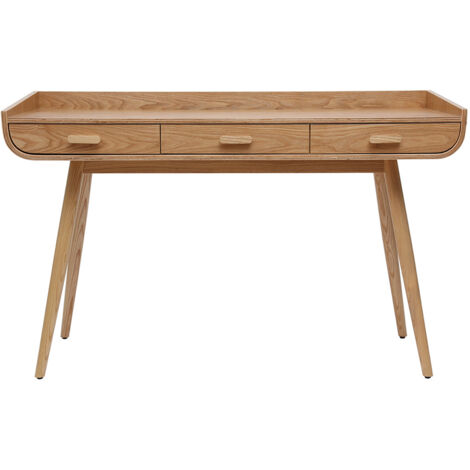 Scrivania scandinava legno chiaro HALLEN