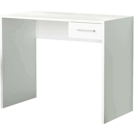 Scrivania tavolo porta pc con cassetto di 90x45x74h cm per arredo casa ufficio di colore Quercia chiaro mod. Tom