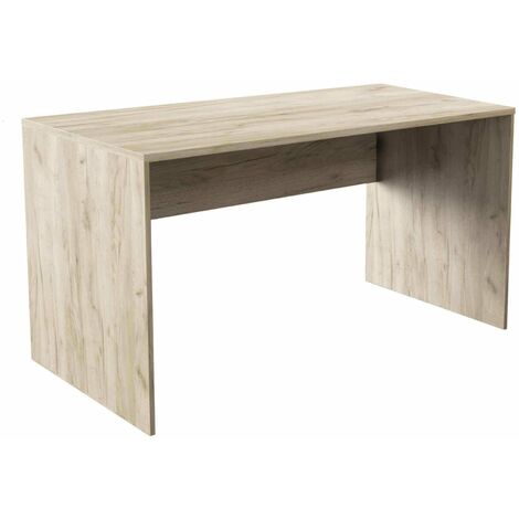 Scrivania tavolo porta pc di 138,5x68x75h cm per arredo casa ufficio di colore Olmo mod. Josie