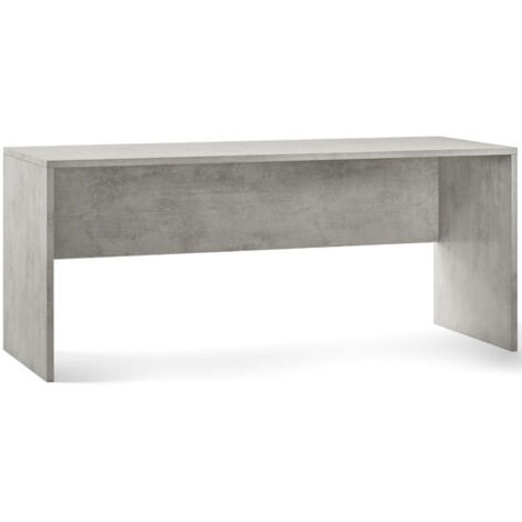 Scrivania ufficio cemento larga 180 cm. Scrivanie in