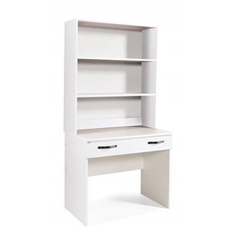 Scrivania ufficio porta computer con libreria e