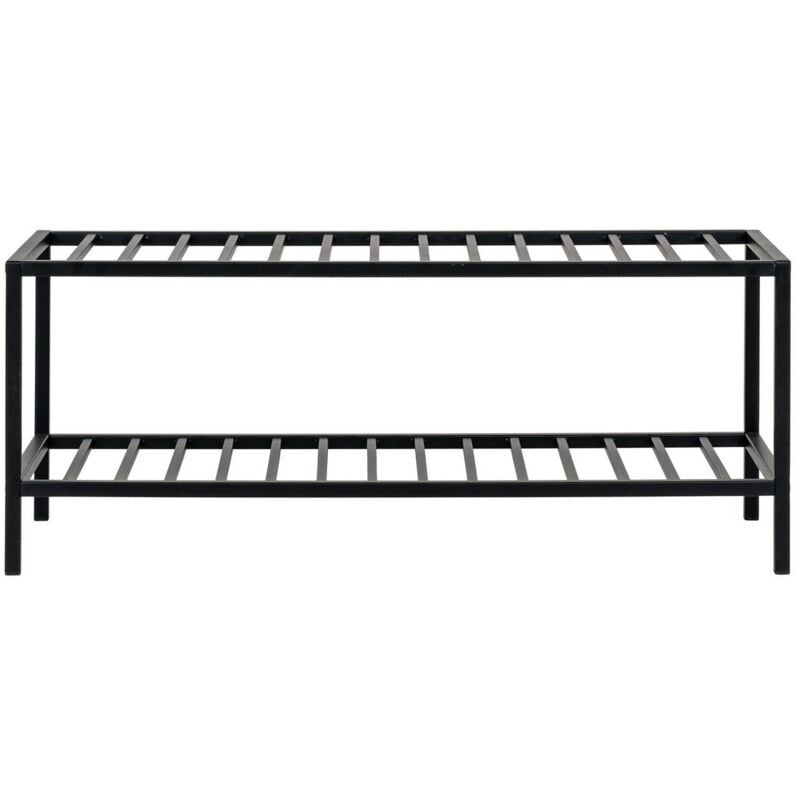 Scrivania Vita, Metallo, Nero, 34x79x32 cm