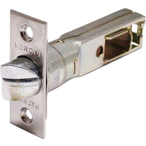 SCROCCO PER SERRATURA PREMI/APRI E60 MM FRONTALE NICHELATO