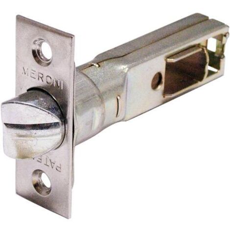 SCROCCO PER SERRATURA PREMI/APRI E80 MM FRONTALE NICHELATO