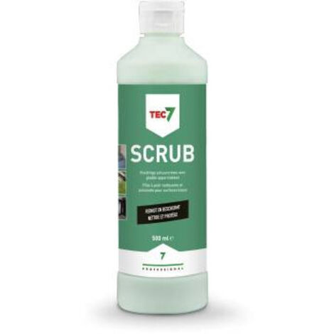 Scrub - Pâte à polir nettoyante et puissante pour surfaces lisses - Tec7 - 0,5 L