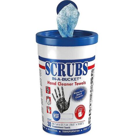 SCRUBS Handreinigungstuch Scrubs hohe Reinigungskraft30 St. Eimer