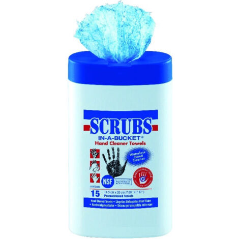 SCRUBS Refill Nachfüll- Pack, 72 Tücher mit NFS Freigabe Zertifikat Nummer 8 Stk