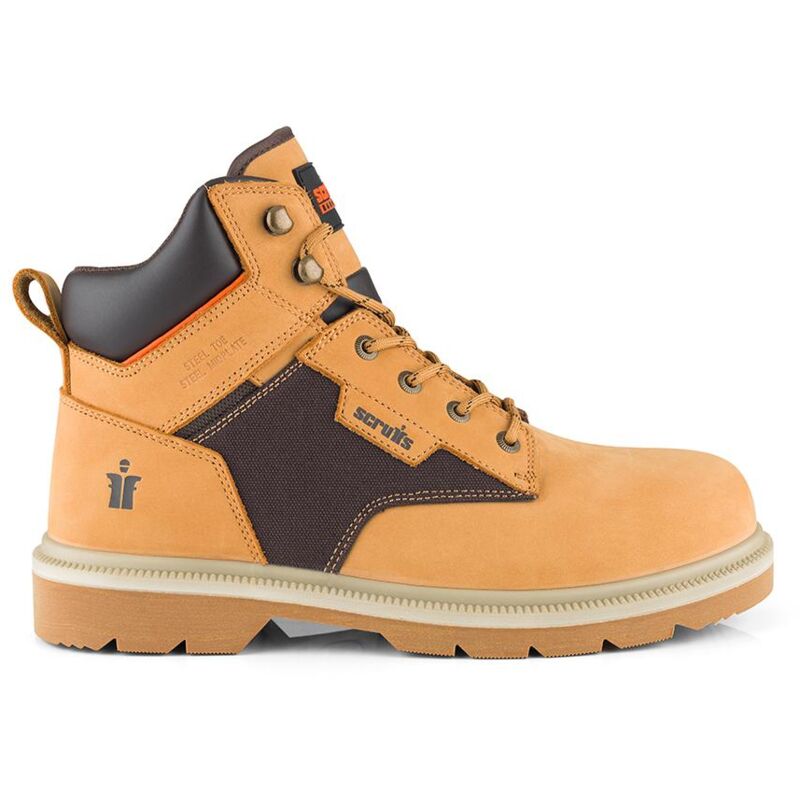 Scarponcini da lavoro Twister 6, color cuoio