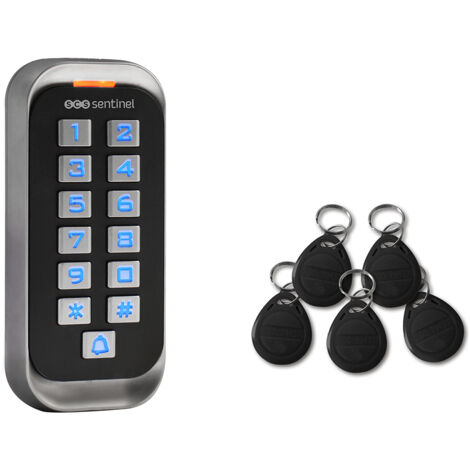 SCS Clavier de codage avec badges 12V - CodeAccess RFID